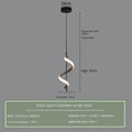 Lustre Bedside Rotating Chandelier Pendant Lights Lampara Colgante Techo Luminaire Suspendu Quarto Casal Chambre Kroonluchters