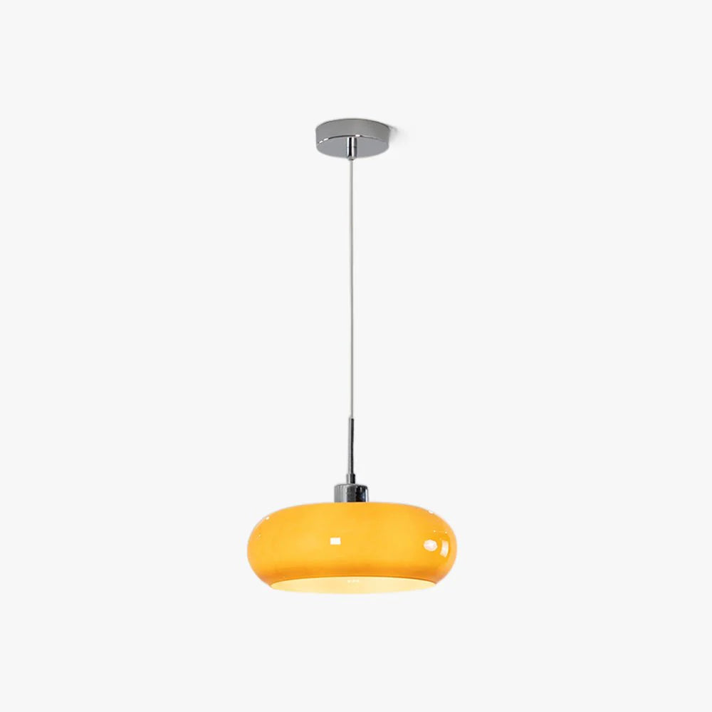 Hailie Bread-Shaped Glass Pendant Lamp