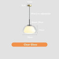 Danish Jelly Glass Lustre Pendant Lights Modern Simple Bedroom Bedside Hanging Lamp Living Room Glass Dining Room Home Decor